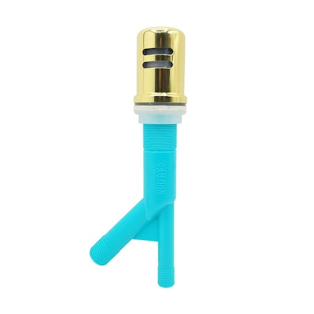 Thrifco Plumbing Air Gap Assembly, Polished Brass 4402270